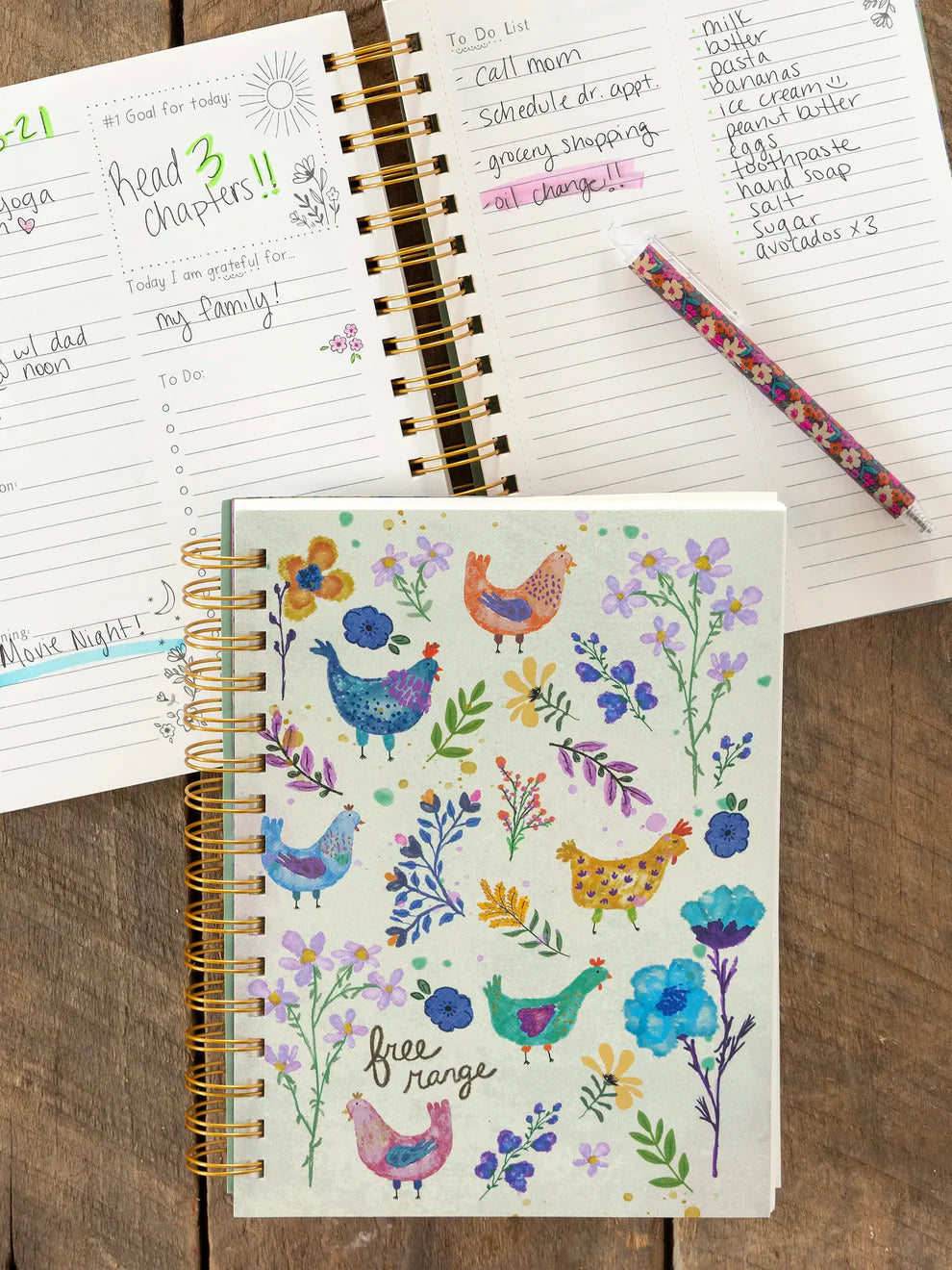 Chickens Daily To-Do List Planner