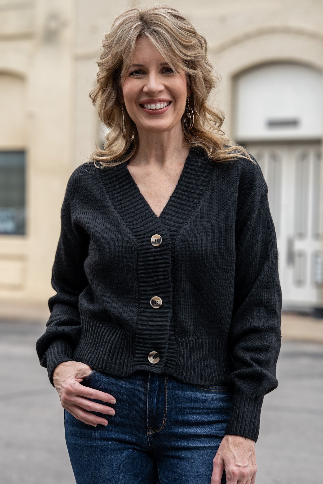 Melanie Black Cardigan