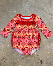 Cherry Sweet Ruffle Onesie