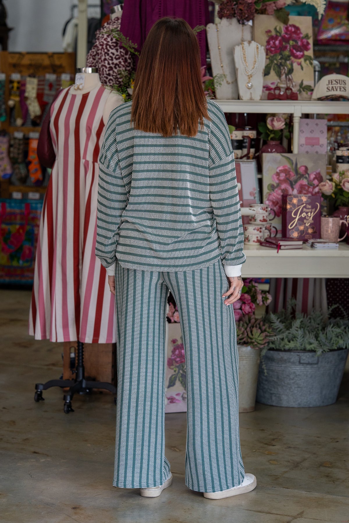 Kelsi Hunter Green Pant Set