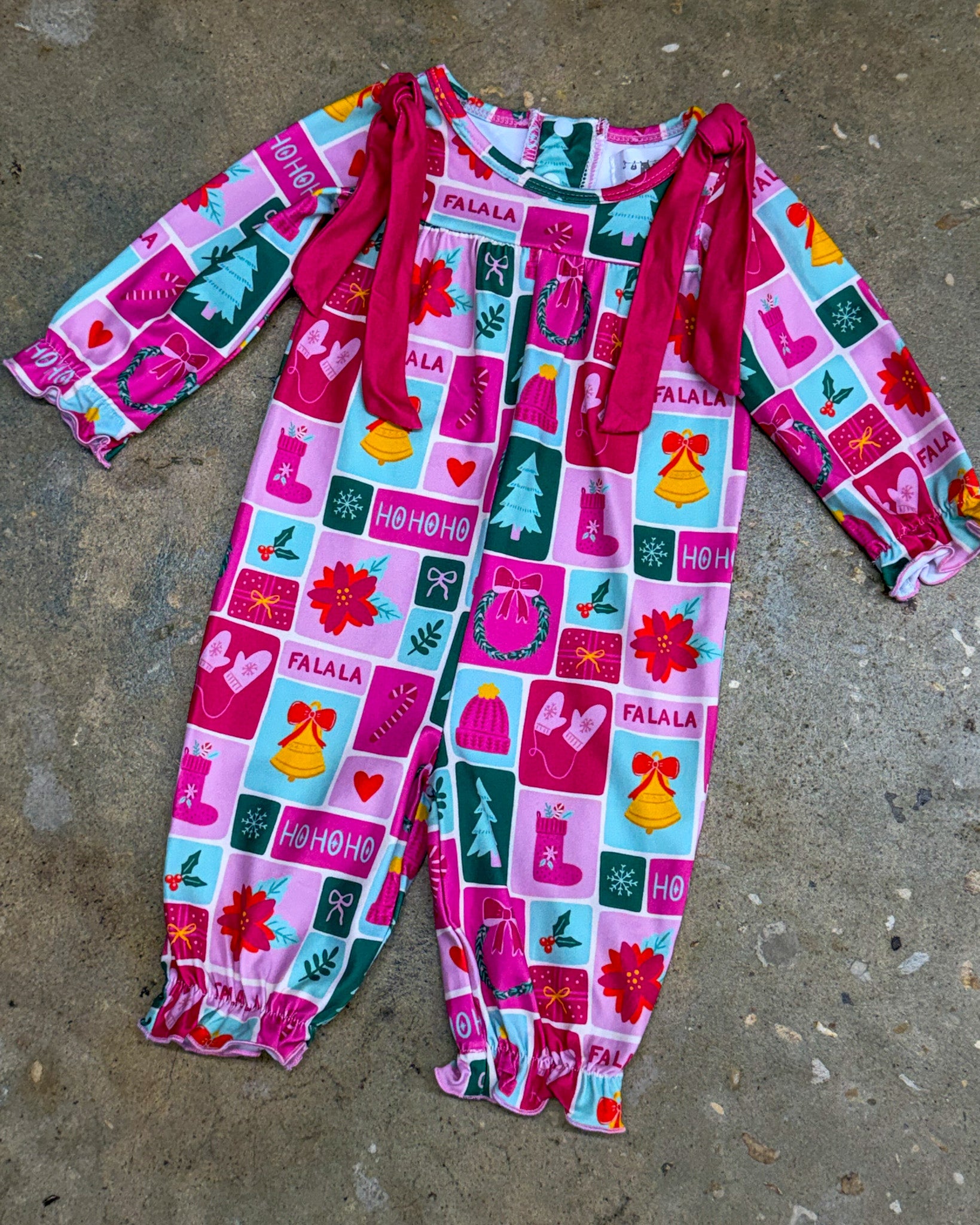 Sugarplum Sweetie Bow Romper