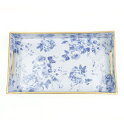 Blue Rose Vanity Tray