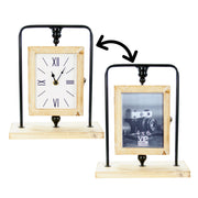 Wood Photo Frame Clock