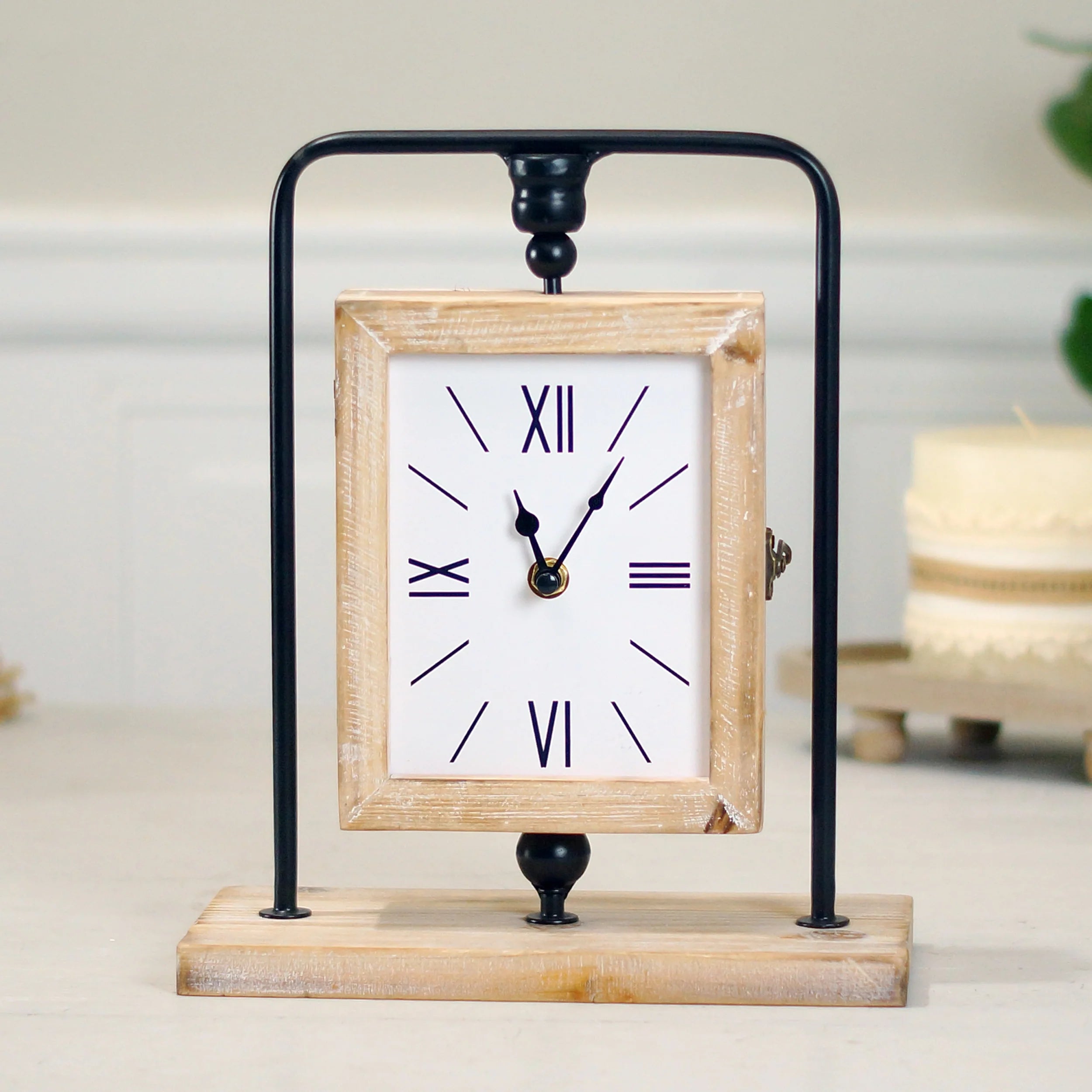 Wood Photo Frame Clock