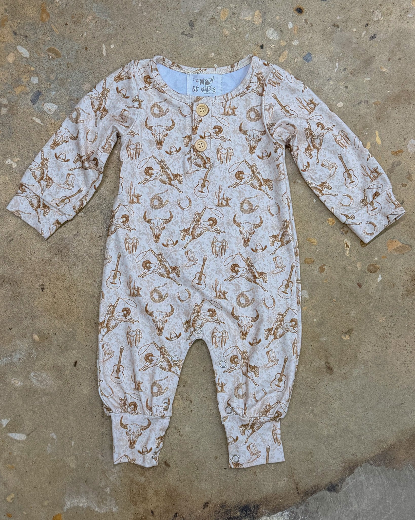 Rider Long Sleeved Romper