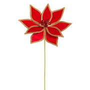 Christmas Tradition Poinsettia Pick