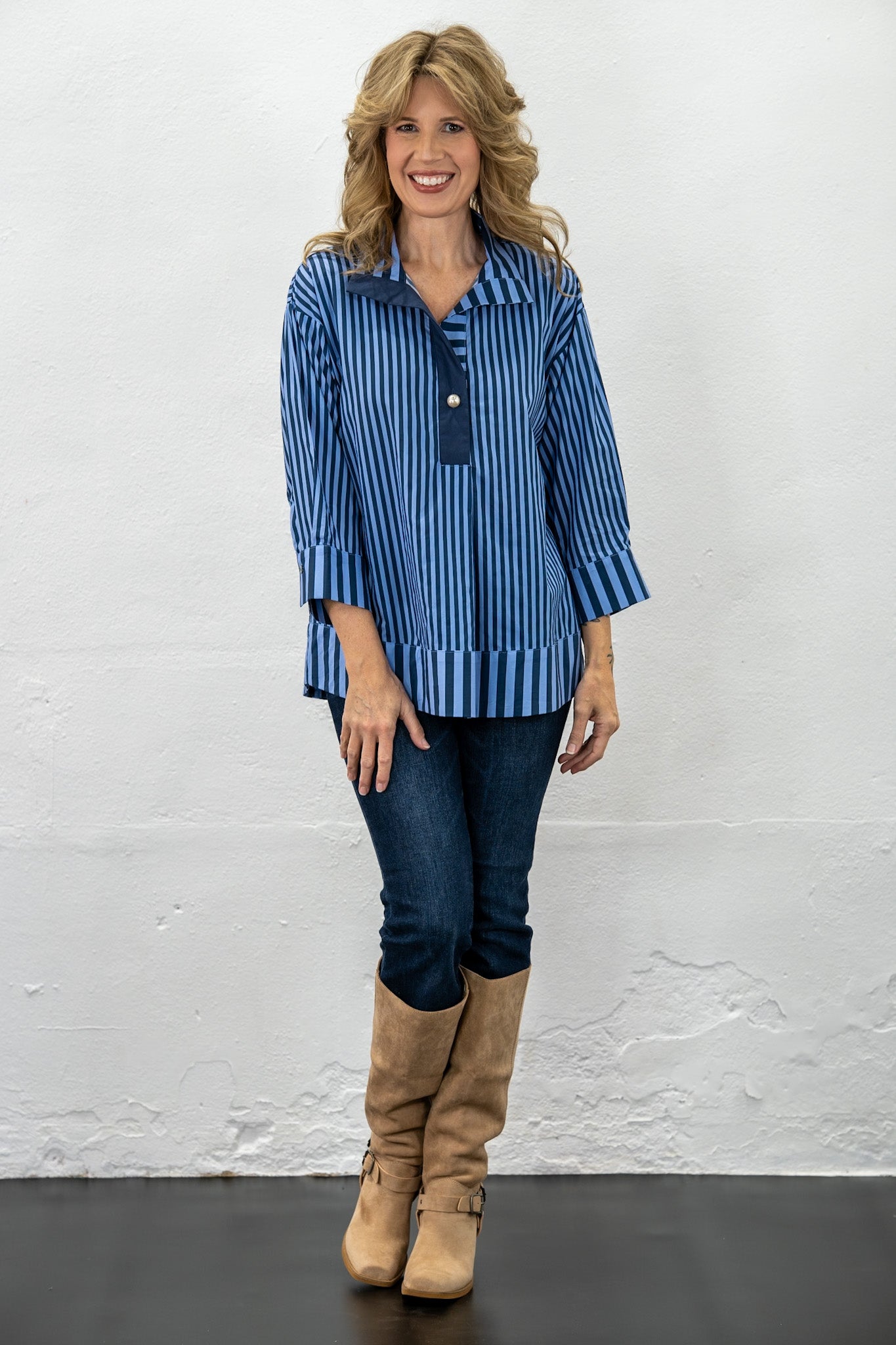 Macie Striped Top