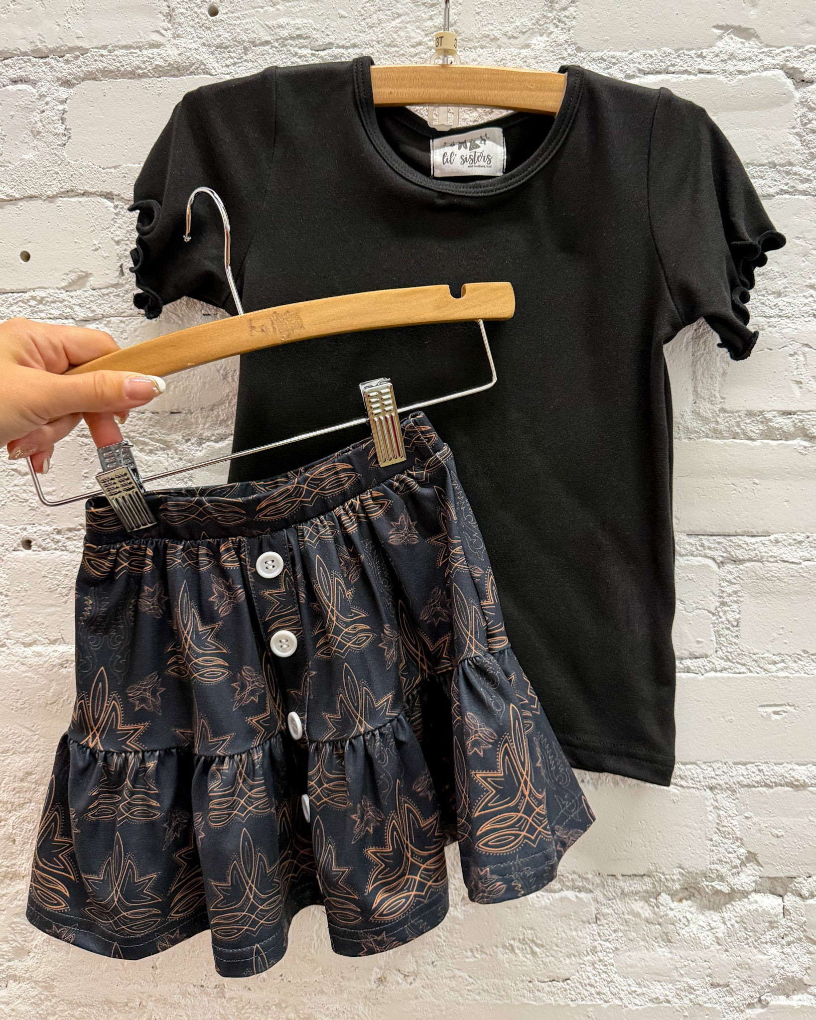 Wranglin' Around Skirt Set