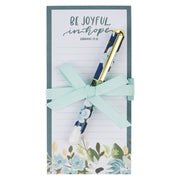 Be Joyful Magnetic Notepad & Pen
