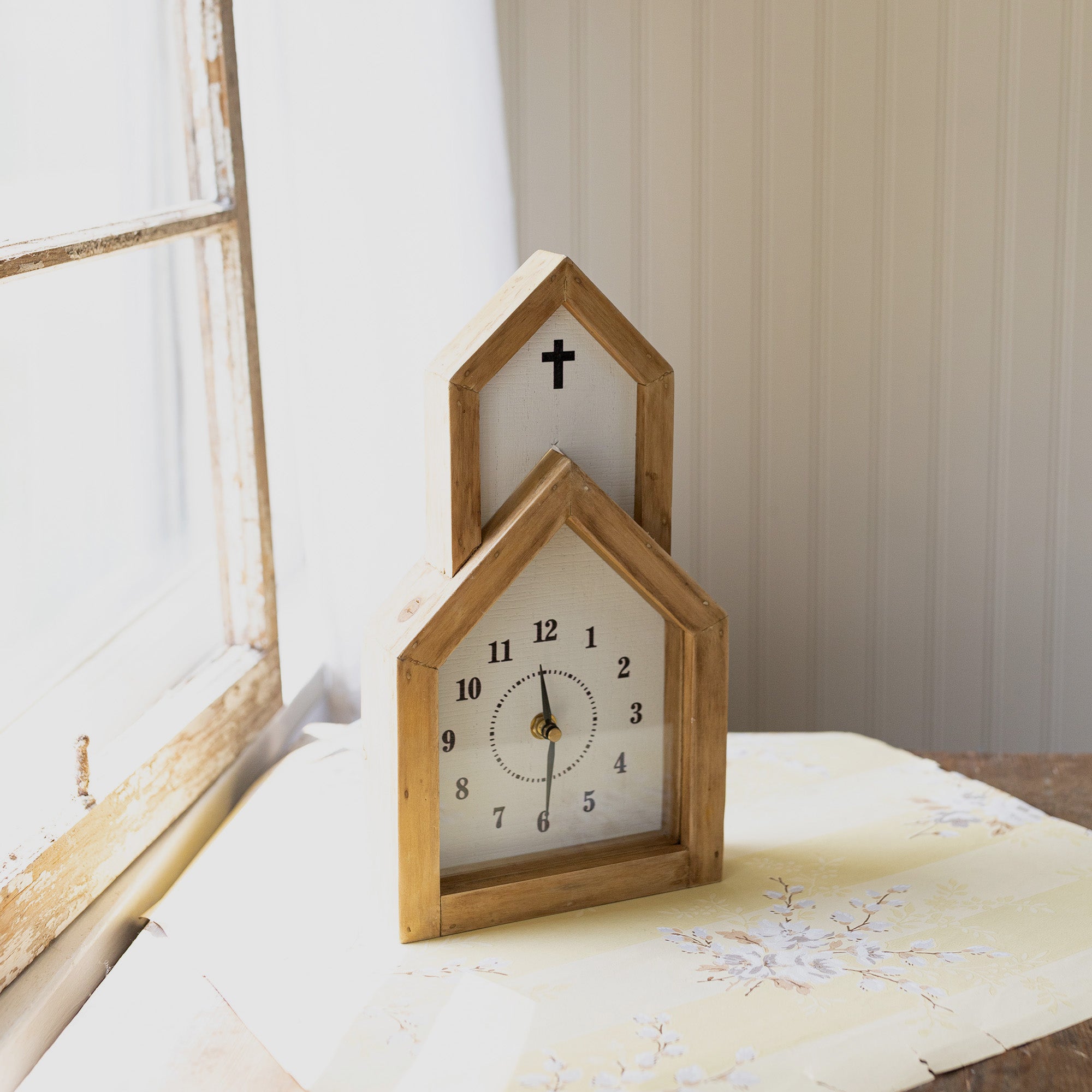 Church Tabletop Clock