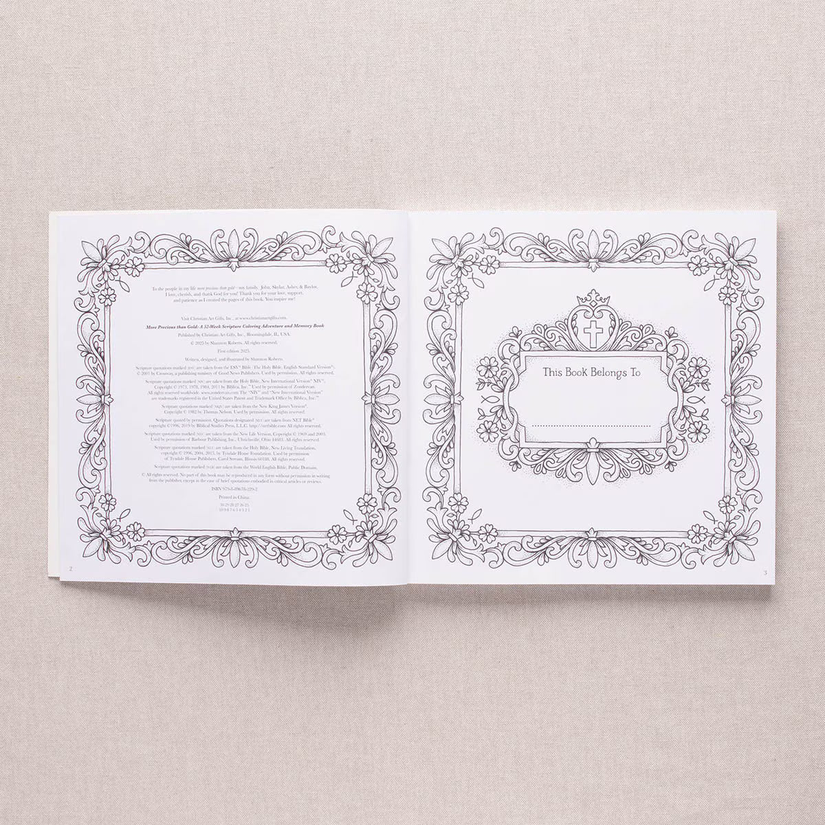 More Precious Than Gold Coloring Book