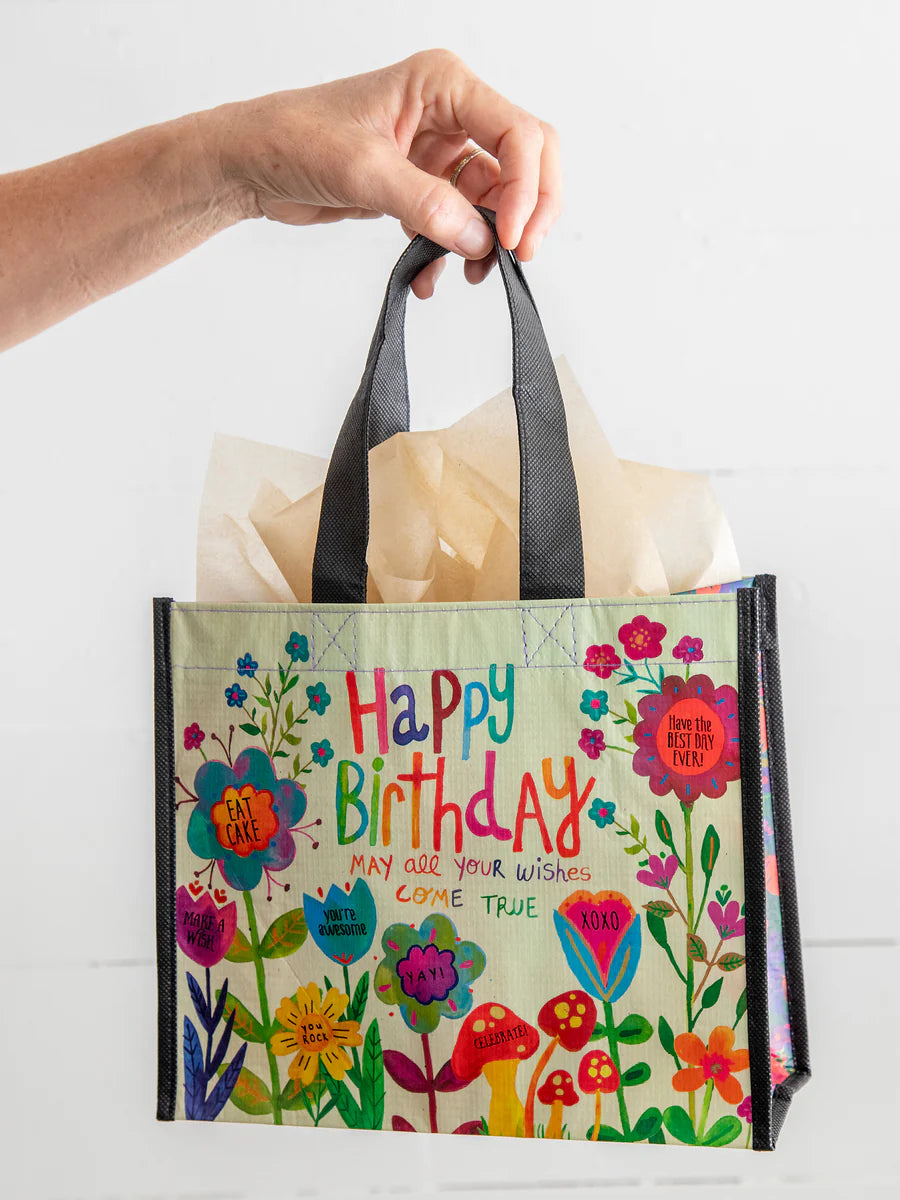 Medium Happy Birthday Reusable Tote