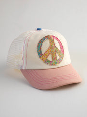 Peace Sign Trucker Hat