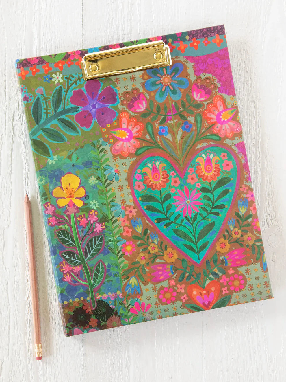 Teal Heart Clipfolio
