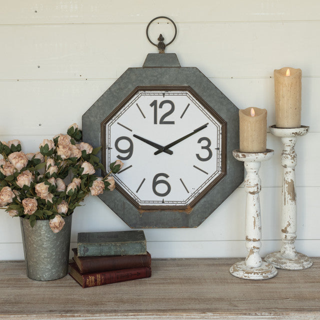 The Octagon Farmhouse Clock