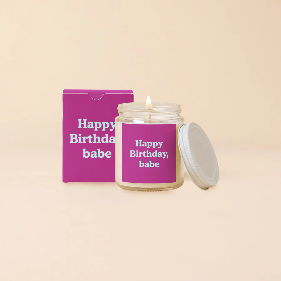 Happy Birthday, Babe Candle
