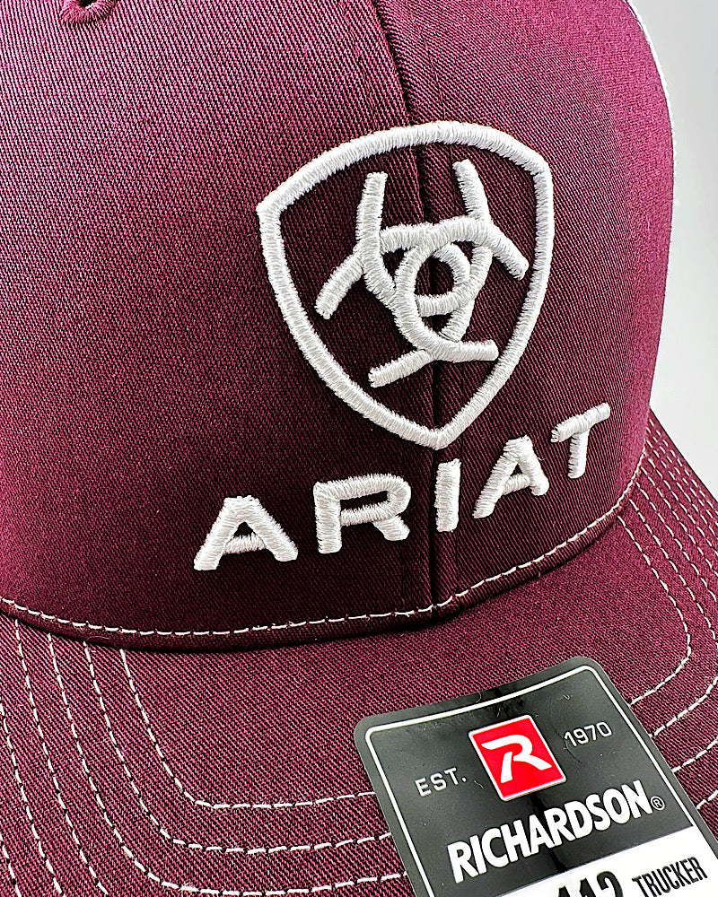 Ariat Burgundy Logo Cap