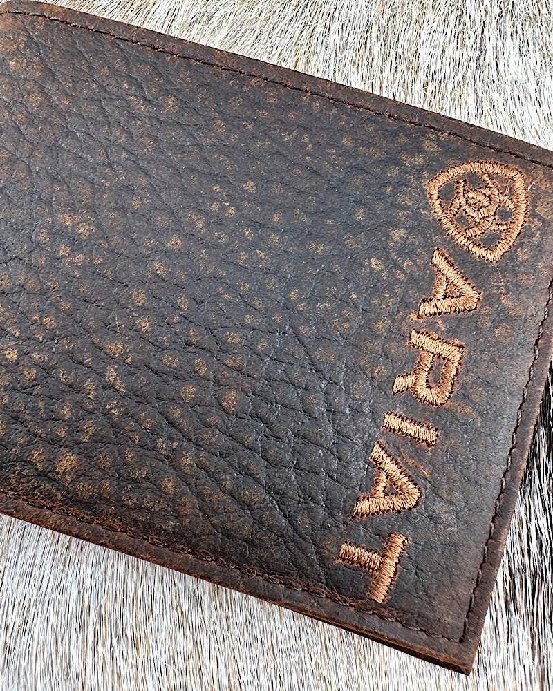 Ariat Bull Hide Bi-fold Wallet