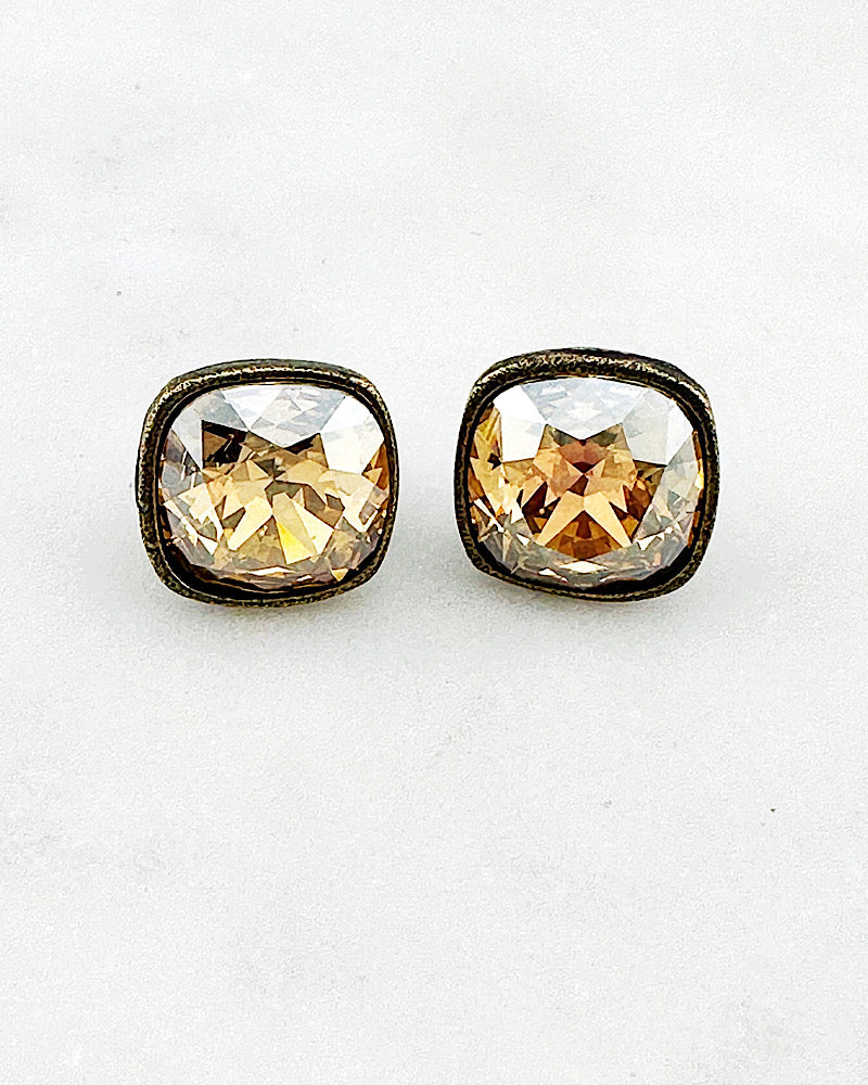 Kamille Golden Shadow Studs
