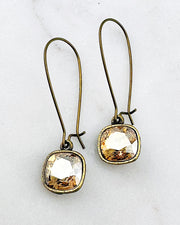 Kamille Golden Shadow Drop Earrings