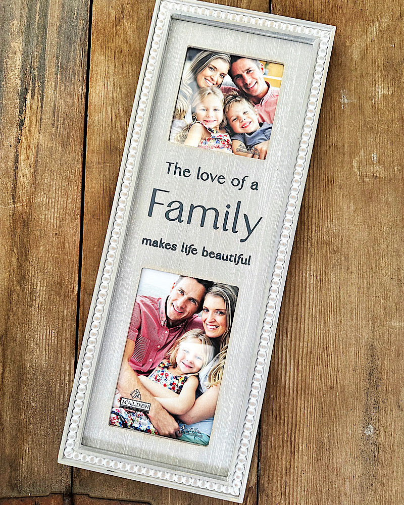 Family Makes Life Beautiful Frame