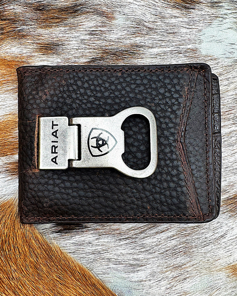 Ariat Rowdy Bi-Fold Money Clip Wallet