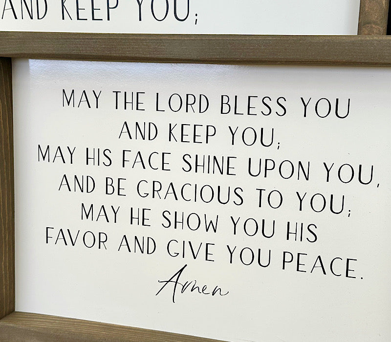 May The Lord Bless You Wall Decor