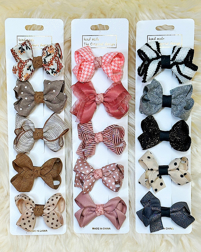 The Chloe 5pc Mini Bows