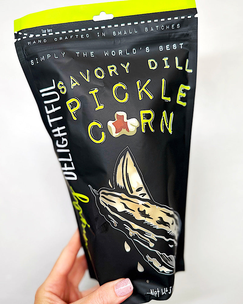 Savory Dill Pickle Popcorn