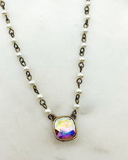 Kamille Pearl Chain Necklace