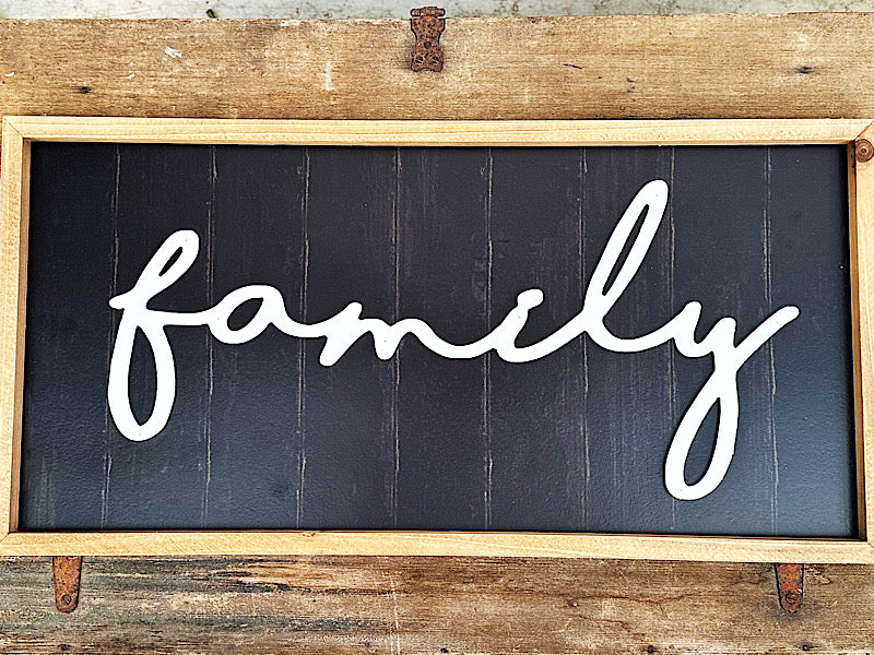 Family Beadboard Sign