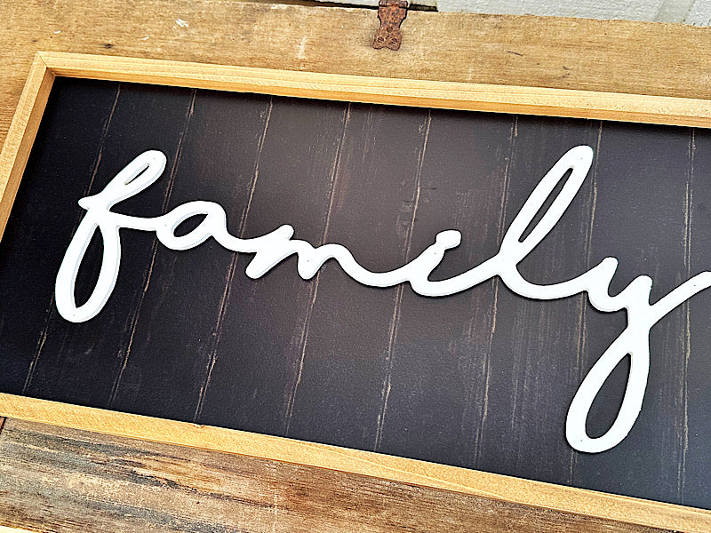 Family Beadboard Sign