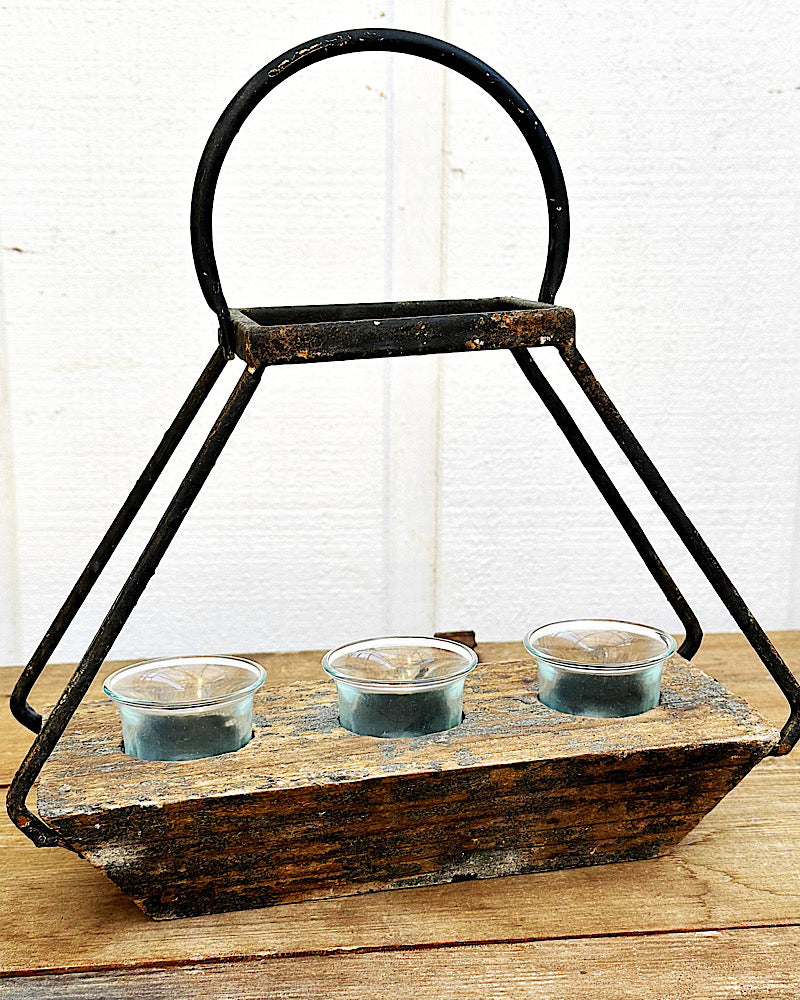 Rustic Votive Candle Holder