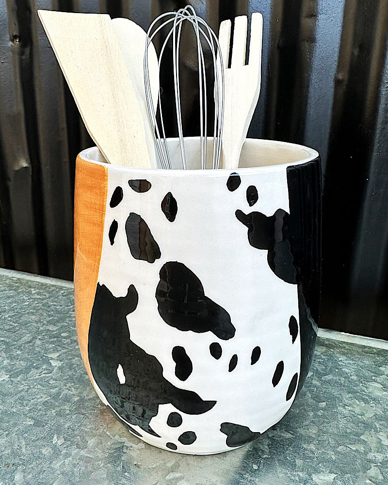 Country Black & White Tool Holder