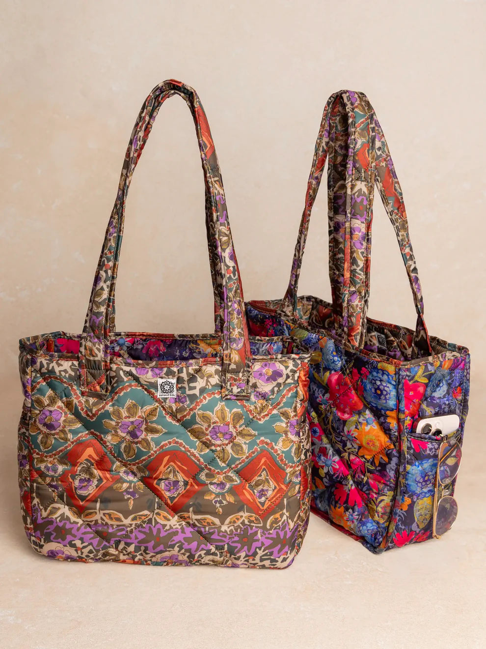 Tuscany Reversible Puffy Tote