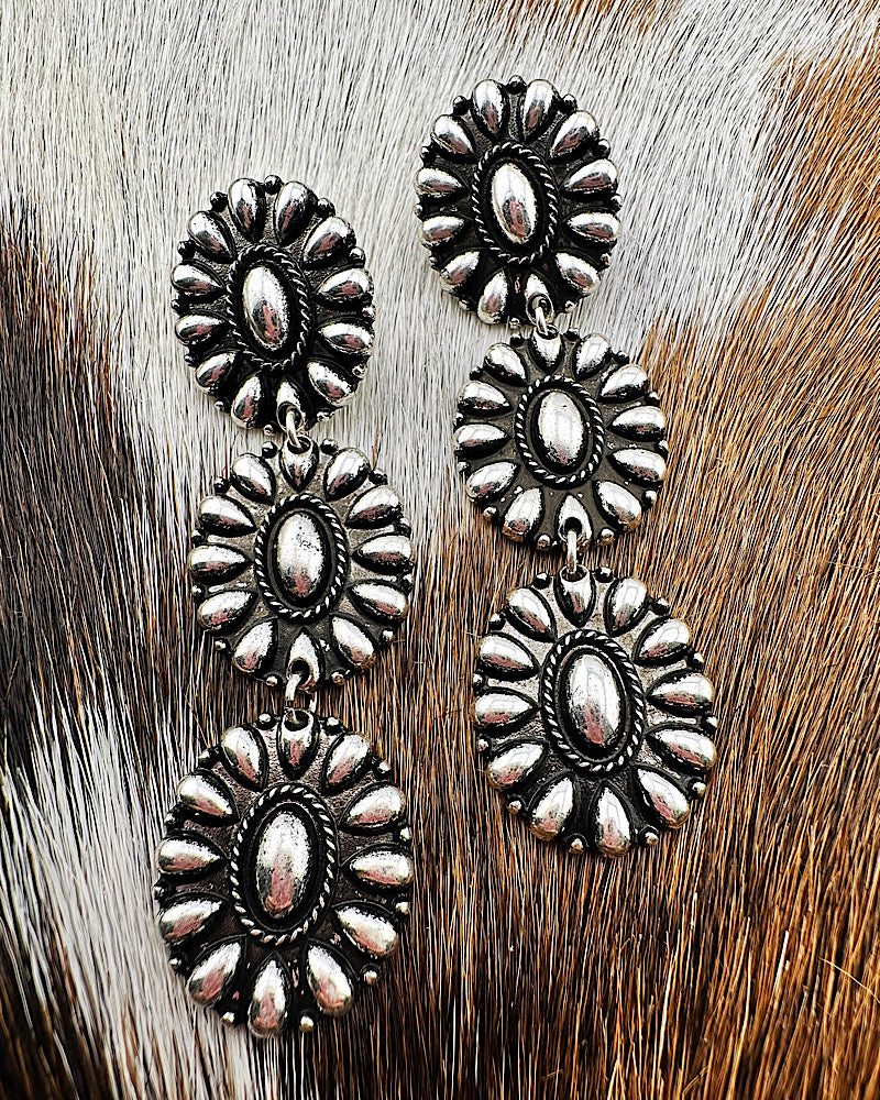 Dakota Concho Earrings