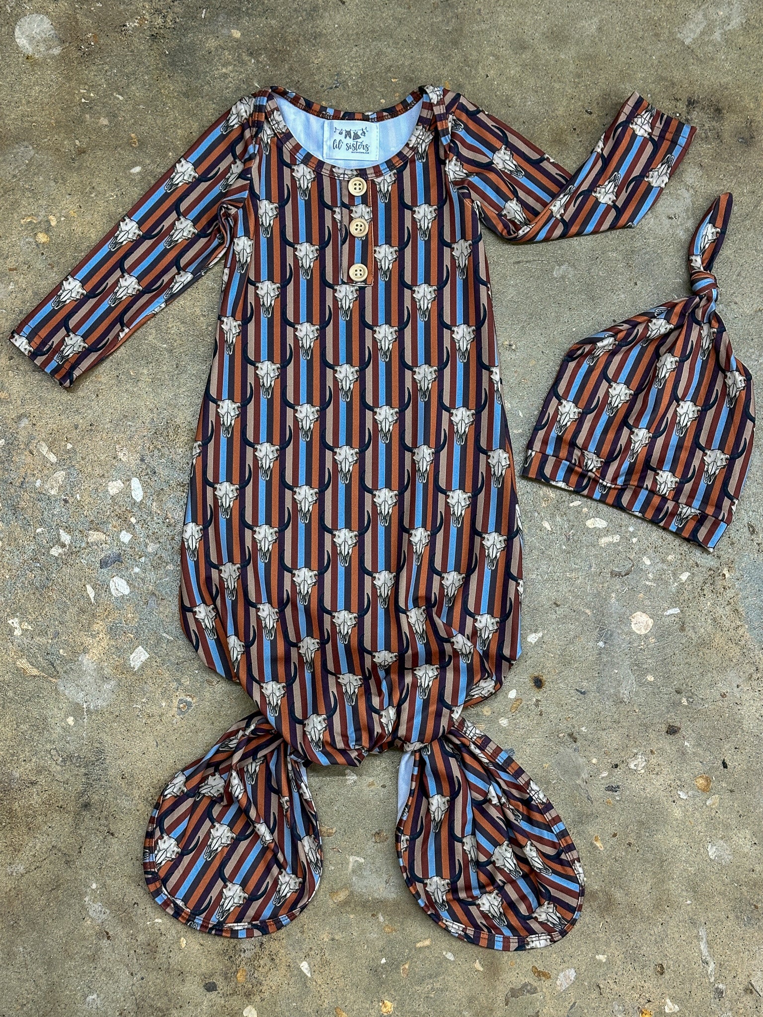 Outlaws Tie Gown