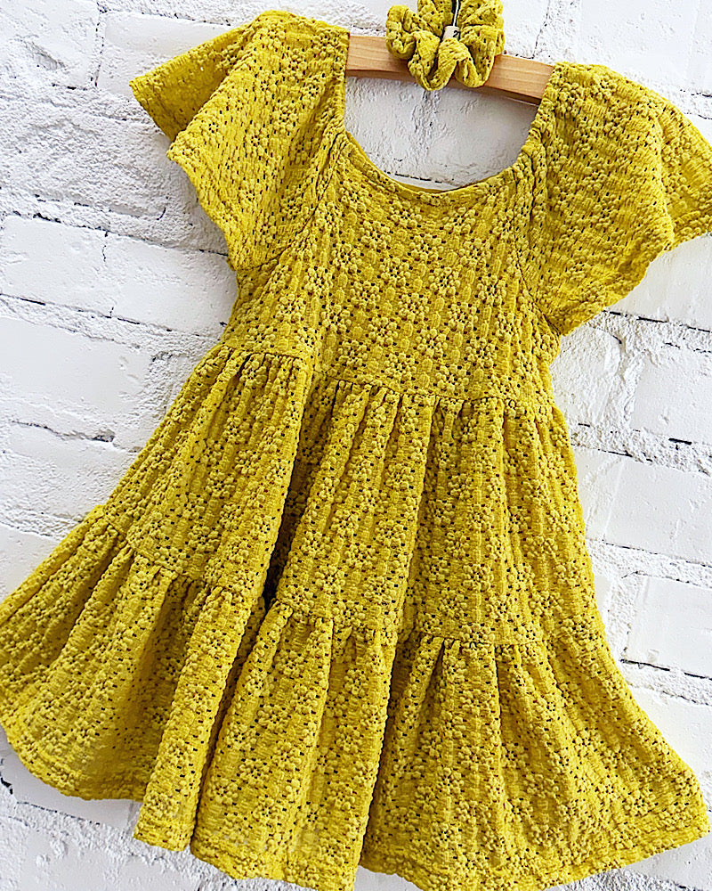 Elisha Tiered Eyelet Dress