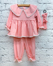 Gingham & Grace 3pc Set