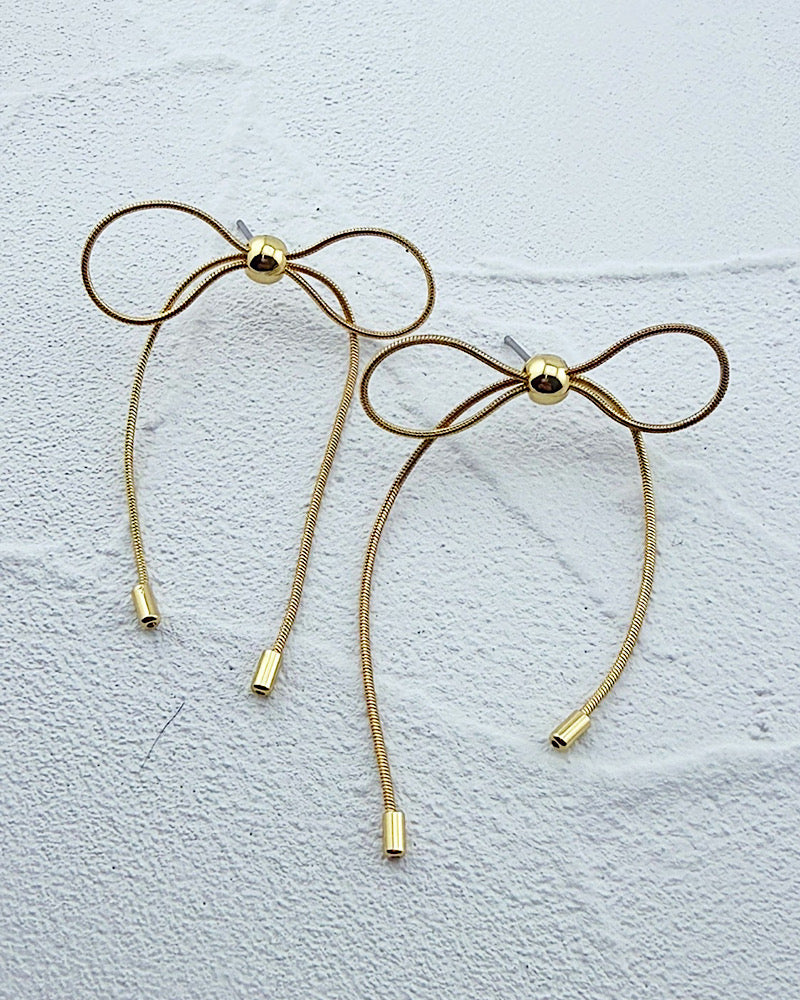 Mia Bow Earrings