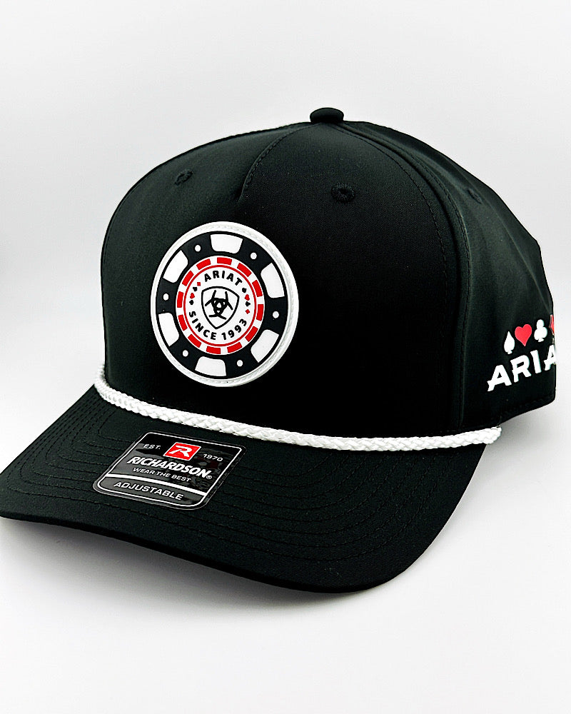 Ariat Black Poker Chip Cap
