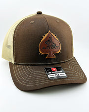 Ariat Brown Spade Patch Cap