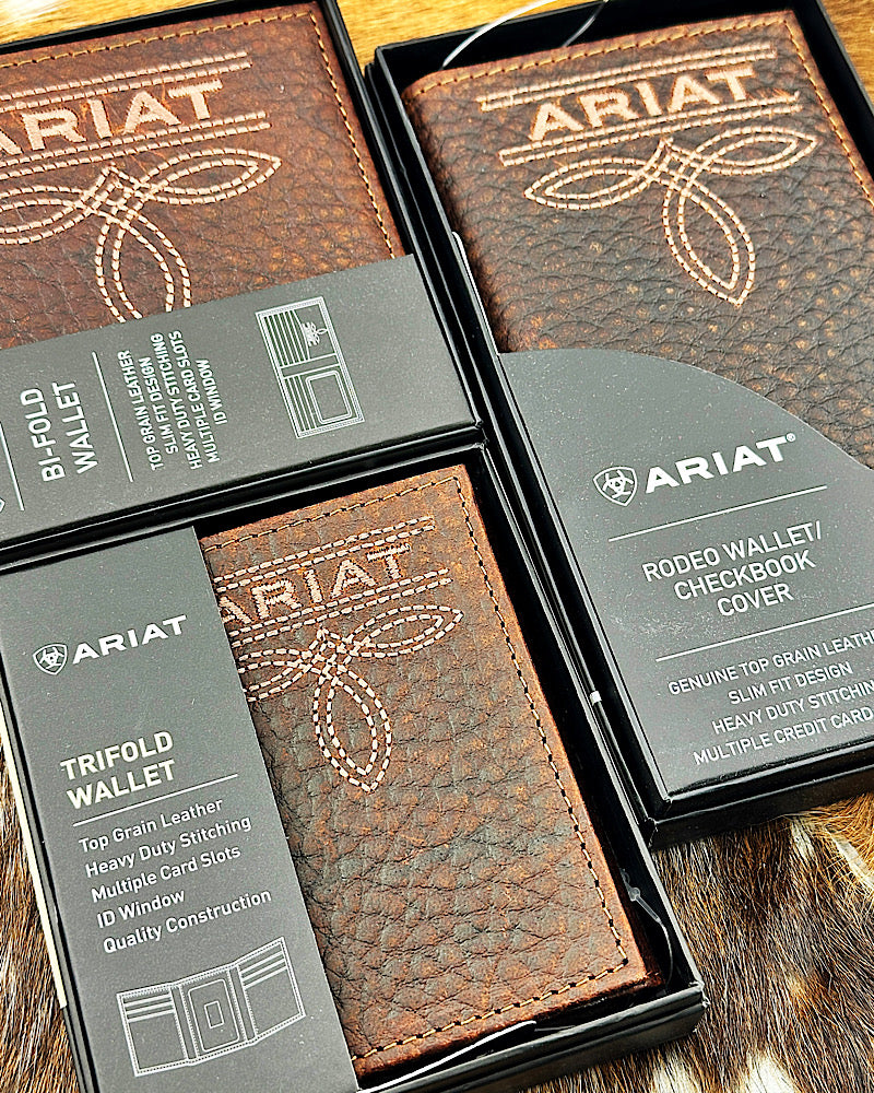 Ariat Boot Stitch Bi-Fold Wallet