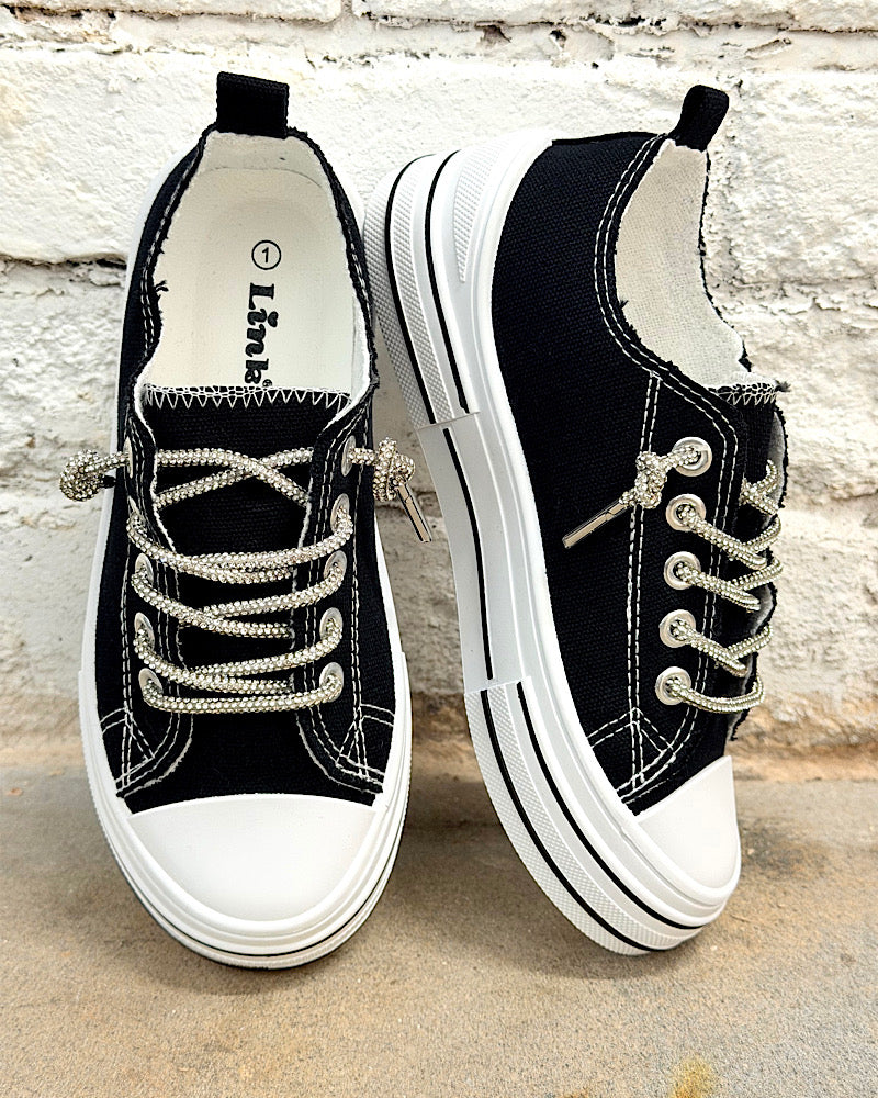 Kids Wild Card Black Sneakers