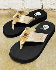 Frez Gold Sandals