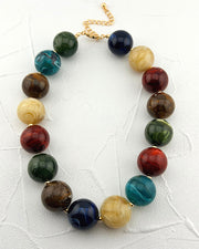 Over The Top Multi Beaded Necklace