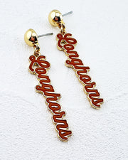 Longhorns Autograph Earrings