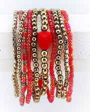 Marisol Red 10pc Stack