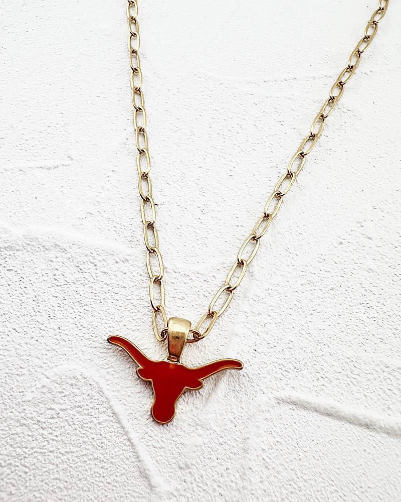 Texas Longhorns Pendant Necklace