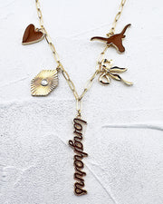 Longhorns Charm Necklace
